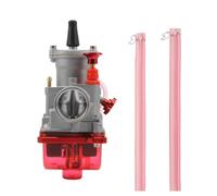 Kit De Carburador Para 21 24 26 28 30 32 34 Mm Carburador | Carburador rojo motocicleta con Power Jet para 2T 4T para Koso Motocross Karb Scooter ATV(32mm)