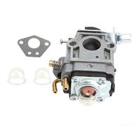 Kit de carburador para cortacésped de 43 cc con junta de mejora del rendimiento para uso en jardín