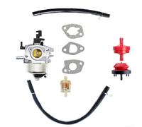 Kit de carburador para cortacésped PowerSmart DB2194SR de 170 cc con diseño de ajuste de precisión y juego completo de componentes de suministro de combustible