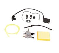 Kit de Carburador Para Fs120 Fs200 Fs250 Fs300 Fs350 con Filtros de Aire Y Bobina de Encendido Junta de desbrozadora Kit de Línea de Combustible Junta de Cebado Para Motosierras