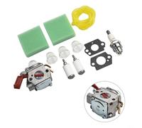 Kit de carburador para Homelite B25C BC2500R D725CD D825SB F2020 F3040 F3050, pieza de repuesto 984534001, incluye filtro de aire, juntas, bujía de encendido, cable de combustible para cortabordes