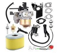 Kit de carburador para Honda GX120 GX140 para GX160 GX168 con filtro de aire, juntas y línea de combustible para optimización del motor