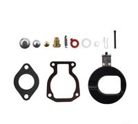 Kit de carburador para Johnson para Evinrude 9.9HP 15HP fueraborda 1974-1988, juego de reparación de reconstrucción con aguja de junta flotante, repuesto de piezas de motor de metal 398453
