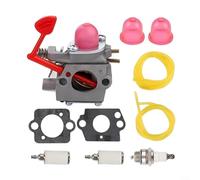 Kit de carburador para soplador de hojas de 25 CC para Poulan BVM200C y P200C para Craftsman para McCulloch M325 con juntas, línea de combustible soporta un rendimiento optimizado, 10 piezas
