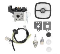 Kit de carburador, para Zama RB-K93 para recortadora Echo SRM-225 SRM-225i, con copa de aceite de filtro de aire de línea de combustible