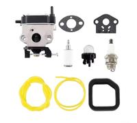 Kit de carburador Tune Up para Tanaka RB24EA RB24EAP RB24EAS TRB24EAP 23.9cc soplador con filtro de aire, juntas de línea de combustible, bujía, cebador, bombilla duradera, construcción de metal