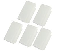 Kit de carcasa de batería de repuesto universal para controlador 360 de alta clase, cubierta antiabrasión para entusiastas de los juegos, ABS 5 PC (blanco)