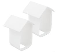 Kit de carcasa de silicona para cámaras Cam 2C Cam 2C Pro que proporciona cobertura para todo tipo de clima e indicadores LED preservados y puertos de micrófono (blanco)