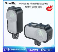 Kit de Carcasa Vertical a Horizontal para Cámara de Acción SmallRig para DJI Osmo Nano, con Soporte de Zapata Fría de 1/4"-20 para Grabación en Ángulo Ultrabajo 5757