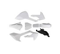 Kit De Carenado De Plástico Compatible con FC TC 2017-2019(White) | Adecuado para FC TC 2017-2019; Incluye Guardabarros Delantero Trasero Placa de Matrícula