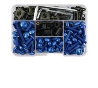 Kit De Carenado Motocicleta, Tornillos Para El Cuerpo Del Parabrisas, Juego Para XLV 600 650 700 TRANSALP NX FMX XRV650 TRX 300EX bicicletas calle(Blu)