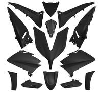Kit de carenado P2R compatible con scooter Yamaha 530 T-Max 2015 a 2016, 14 piezas, negro mate