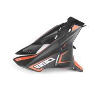 Kit de carenado Piezas De Motocicleta, Carenado Delantero, Paneles Laterales, Cubierta De Placa De Parabrisas para 890 ADV para Adventure RS 2022 Antes del Año(Black Orange)