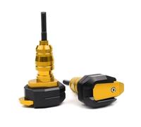 Kit de carenado Protector De Carenado Deslizante Marco Protección contra Caídas CNC para Motocicleta Almohadilla Antichoque para ZX-6R 2013-2017(Gold)