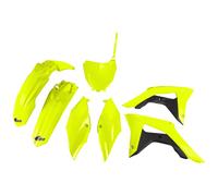 Kit de carenado UFO PLAST 7 piezas juego de molduras de plástico amarillo neón