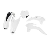 Kit de carenado UFO PLAST de 5 piezas de plástico blanco OEM