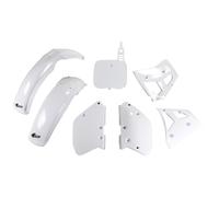 Kit de carenado UFO PLAST de 7 piezas plástico blanco