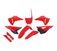Kit de plastica ufo completo con protectores de horquilla-color oem para moto