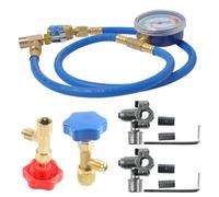 Kit De Carga AC - Kit De Carga AC ACA | Refrigerante AC Inteligente R134A, Herramientas De Reparación De Alambre Automotriz Precisas, Accesorios De Reemplazo De Automóviles Para Recuperación