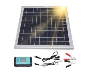 Kit de carga solar portátil: controlador de, juego completo de paneles solares, tractor de motocicleta marina automotriz, uso de remolque de para motos de nieve, fácil instalación | Energí