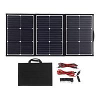 Kit de cargador de panel solar de 60 w, cargador solar portátil impermeable plegable para acampar, fuente de alimentación al aire libre con material SP PET 87x43 cm