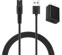Kit de cargador de repuesto para hilo dental inalámbrico Philips Sonicare serie 3000/2000/1000, incluye adaptador de corriente de 5 V y cable de 1 m, compatible con HX3826, HX3822, HX3333 y cepillo de