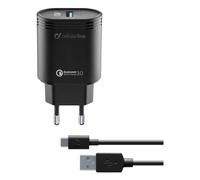 Kit De Cargador USB Cellularline QC - Tipo-C