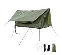 Kit de carpa hamaca toldo de descanso para adultos, transpirable, con | Hamaca de camping con mosquitero y protección de lluvia doble para Bivouac Senderismo Relajación al aire libre Jardín
