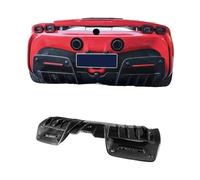 Kit de carrocería de fibra de carbono seca para parachoques delantero, difusor trasero, alerón de maletero y faldón lateral, compatible con Ferrari SF90 2021+(Diffuser)