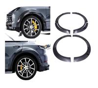 Kit de carrocería, difusor trasero, alerón, faldón lateral, parachoques delantero, tobera, compatible con Porsche Cayenne 9Y0.2 2024 2025, fibra de carbono real seco.(Wheel Brow)