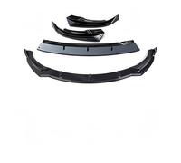 Kit de carrocería difusora mentón y labio parachoques delantero para Tesla, modelo 3, 2017-2023, Y 2021-2024 cubierta del parachoques delantero(M3 Bright Black)