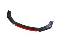 Kit De Carrocería Parachoques Delantero Coche Deflectores Alerones Divisores Difusores para A3 A4 A5 A6 A7 A7 A8 Q3 Q5 Q7 RS5 RS6 RS7 S3 S4 TT(Carbon and Red)