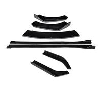 Kit De Carrocería Parachoques Delantero Coche, Divisores, Faldones Laterales, Extensiones Y Envoltura Trasera para Kia para Optima K5 2011-2015 Faldón Lateral Pedal(Negro Brillante)