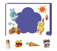 Kit de cartotecnica, manual DIY 3D de papel - Proyecto creativo para niños principiantes, apasionados, hogar, soporte educativo