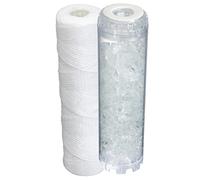 Kit de Cartucho Antical de Polifosfato + Cartucho Antimpurezas | Protección Completa para el Agua | Eficacia 12 Meses | Fácil Reemplazo | ORIA