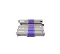 Kit de Cartucho tóner Color Compatible con Oki for Modelos Impresora Okidata C301 C321 C301n C321n C301DN C321DN MC332dn 44973533 44973534 44973535 44973536 (para la Serie 301)