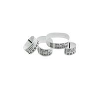 Kit De Cartuchos De Pulsera UltraSoft Z-Band Zebra (Blanco) 10015355K