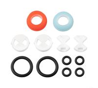 Kit de cartuchos de repuesto para grifo mezclador, juego de 12 arandelas de grifo con discos de porcelana y juntas tóricas, compatible con grifos de cocina y baño