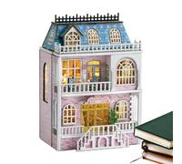 Kit de casa de bricolaje, kit para el hogar - Kit de casa que se abre para construir para adultos | Decoración del kit de construcción de modelos para habitaciones creativas hechas a mano para el