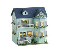 Kit de Casa para Muñecas en Miniatura, Miniatura DIY | Plegable Madera Con Muebles Y Set - Regalos Amigos Familia