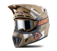 Kit de Casco de Cross Leatt 7.5 V.27 con Gafas Velocity 4.5 Camo Khaki BrownS Camo Khaki Brown
