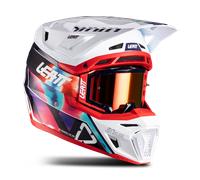 LEATT Moto Helmet Kit 8.5 - V26 | Blue/red | S 55-56cm - 1026000301