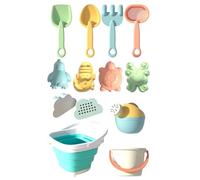 Kit De Castillos De para Playa: Juego De ABS Duradero De 25 Cm, , Palas, Moldes, Accesorios para Macetas, Juego De Construcción Al Aire Libre para Niños | Parque Orilla Acampada Junto A La