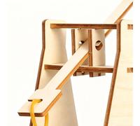 Kit de catapulta de madera - Juguetes científicos educativos, juego de juegos para experimentos de física, actividades de aprendizaje STEM, modelo de ingeniería de bricolaje, herramienta de proyectos
