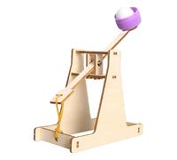 Kit De Catapulta Para Adultos - Proyecto De Física STEM, Modelo De Lanzamiento De Madera | Actividad De Construcción Educativa, Artesanía De Ingeniería Creativa, Herramienta De Aprendizaje Práctica Pa