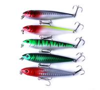 Kit de cebo de pesca con ojos y escamas holográficas 3D detallados, diseñado para mejorar la visibilidad en aguas turbias y atraer lubina, trucha y lucioperca (color 5#)