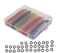 Kit de Cebo para Gusanos Blandos con Junta tórica de Goma, 65 uds., señuelos de Pesca Blandos para lubina