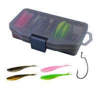 Kit De Cebos para La - Juego De Señuelos De Agua De 6.5 cm | Paquete De Esch Multicolores para Peces De Agua De Equa Salada, Colección De Equipos para La