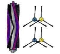 Kit de cepillo central y lateral de repuesto para M9, para Eureka NERE10s E10S, para Obode A8 A8 Plus, para ETA Aurum PRO 6241 Robot Aspirador - 1 central + 4 fresas laterales