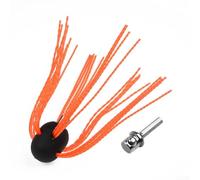 Kit de cepillo de barrido de chimenea, herramienta giratoria de limpieza de humos con cabezal de aluminio flexible y varillas de acero inoxidable para estufa de leña, eliminación de hollín, funciona